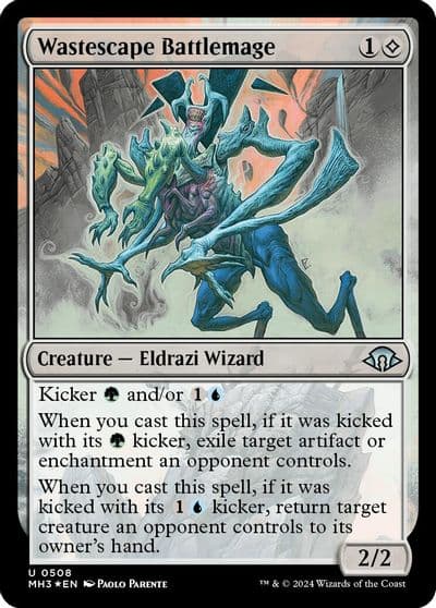 Wastescape Battlemage Ripple Foil Modern Horizons 3 Magic card