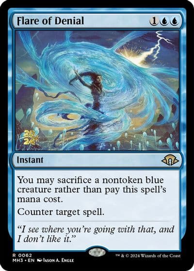 Flare of Denial Prerelease Cards Magic card