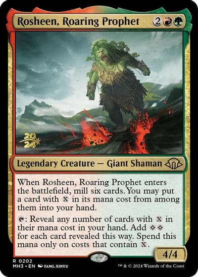 Rosheen Roaring Prophet Prerelease Cards Magic card
