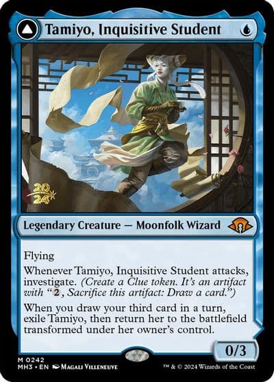 Tamiyo Inquisitive Student Prerelease Cards Magic card