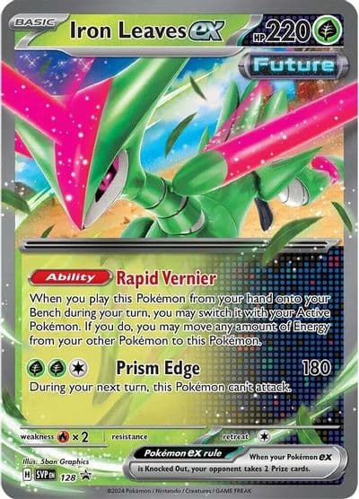 Iron Leaves ex - 128 SV: Scarlet & Violet Promo Cards Pokemon card