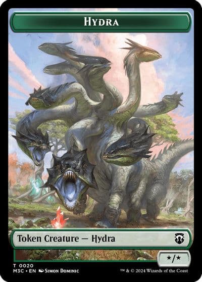 Hydra Boar Double Sided Token Commander: Modern Horizons 3 Magic card