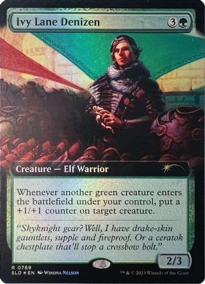 Ivy Lane Denizen Extended Art Secret Lair Drop Series Magic card