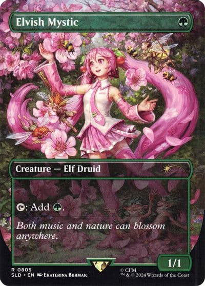 Elvish Mystic 0805 Secret Lair Drop Series Magic card