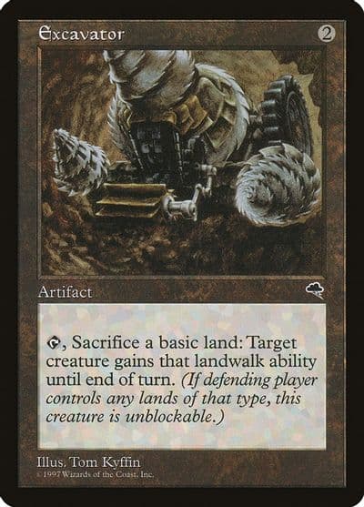 Excavator Tempest Magic card