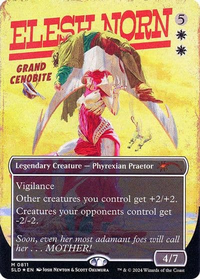 Elesh Norn Grand Cenobite 0811 Rainbow Foil Secret Lair Drop Series Magic card