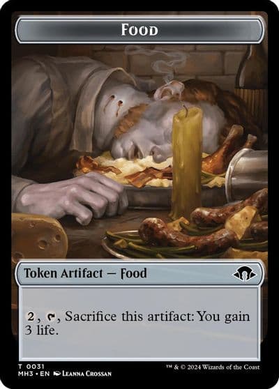 Food Energy Reserve Double Sided Token Modern Horizons 3 Magic card