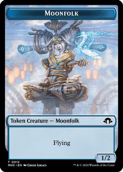 Moonfolk Energy Reserve Double Sided Token Modern Horizons 3 Magic card