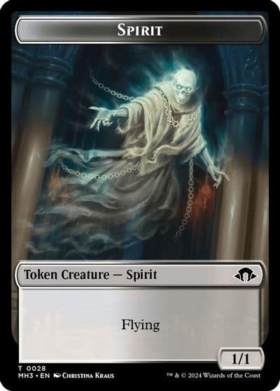 Spirit Token 0028 Modern Horizons 3 Magic card