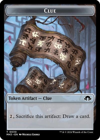 Clue Token Modern Horizons 3 Magic card