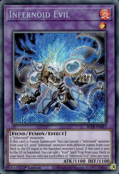 Infernoid Evil Battles of Legend: Terminal Revenge Yu-Gi-Oh! card