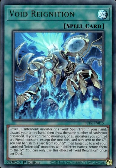 Void Reignition Battles of Legend: Terminal Revenge Yu-Gi-Oh! card