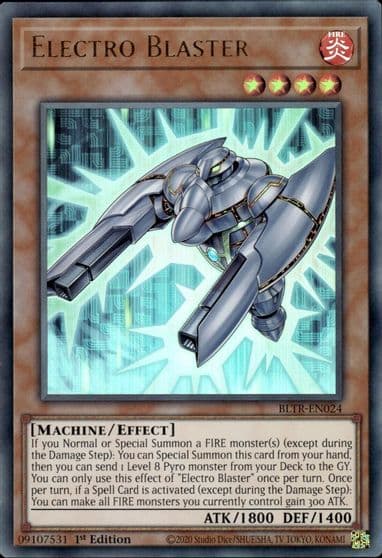 Electro Blaster Battles of Legend: Terminal Revenge Yu-Gi-Oh! card