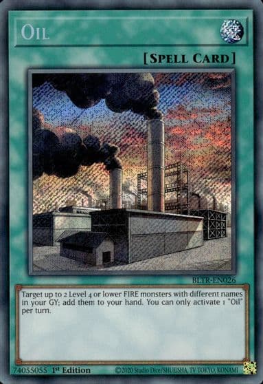 Oil Battles of Legend: Terminal Revenge Yu-Gi-Oh! card