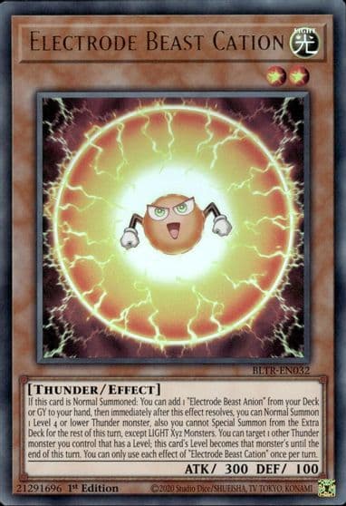 Electrode Beast Cation Battles of Legend: Terminal Revenge Yu-Gi-Oh! card