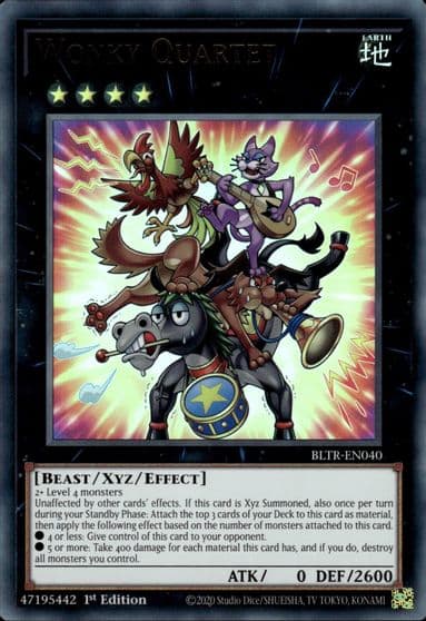 Wonky Quartet Battles of Legend: Terminal Revenge Yu-Gi-Oh! card
