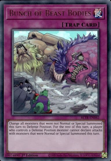 Bunch of Beast Bodies Battles of Legend: Terminal Revenge Yu-Gi-Oh! card