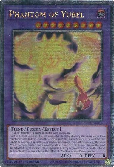 Phantom of Yubel Quarter Century Secret Rare Battles of Legend: Terminal Revenge Yu-Gi-Oh! card