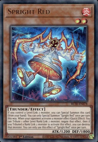Spright Red Battles of Legend: Terminal Revenge Yu-Gi-Oh! card