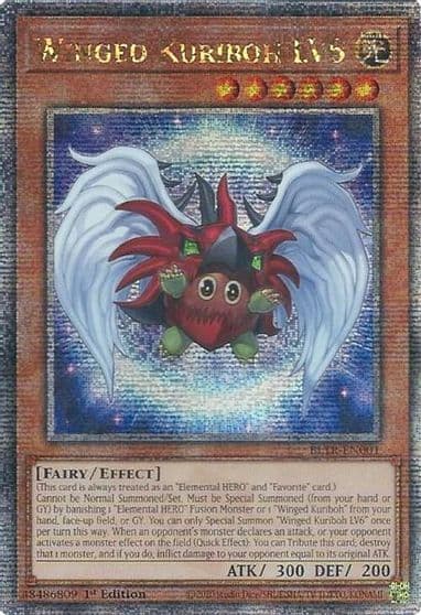 Winged Kuriboh LV6 Quarter Century Secret Rare Battles of Legend: Terminal Revenge Yu-Gi-Oh! card