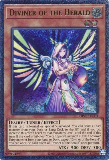 Diviner of the Herald UTR OTS Tournament Pack 25 Yu-Gi-Oh! card