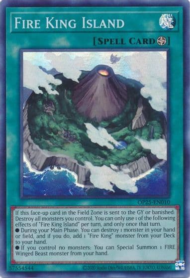 Fire King Island OTS Tournament Pack 25 Yu-Gi-Oh! card