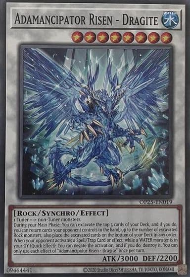 Adamancipator Risen Dragite OTS Tournament Pack 25 Yu-Gi-Oh! card