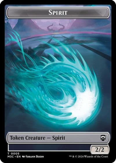 Spirit Ripple Foil Eldrazi Double Sided Token Commander: Modern Horizons 3 Magic card