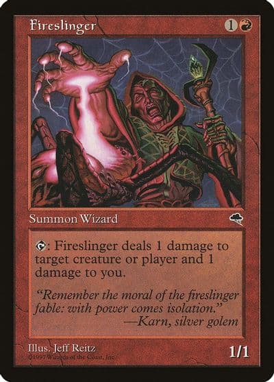 Fireslinger Tempest Magic card