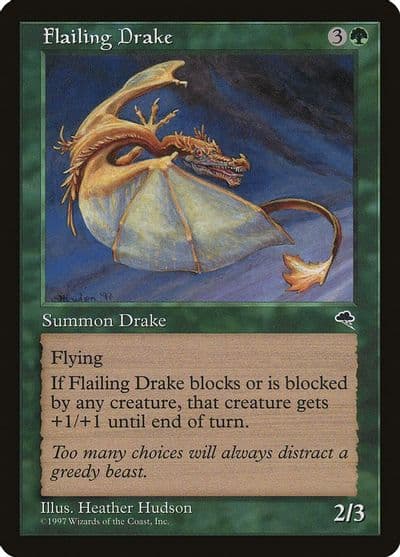 Flailing Drake Tempest Magic card