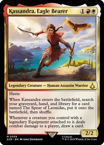 Kassandra Eagle Bearer Universes Beyond: Assassin's Creed Magic card