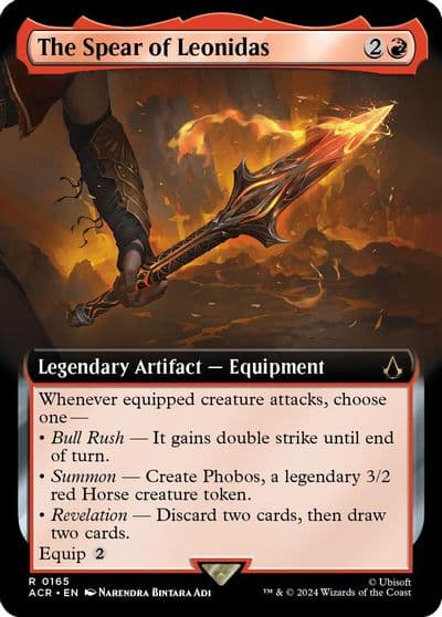 The Spear of Leonidas Extended Art Universes Beyond: Assassin's Creed Magic card