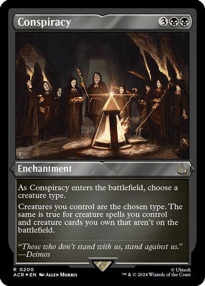 Conspiracy Foil Etched Universes Beyond: Assassin's Creed Magic card