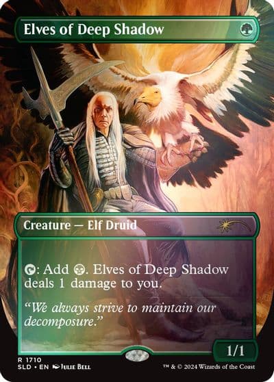 Elves of Deep Shadow Rainbow Foil Secret Lair Drop Series Magic card