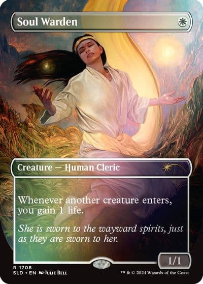 Soul Warden Rainbow Foil Secret Lair Drop Series Magic card