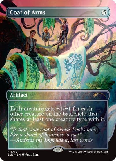 Coat of Arms 1712 Rainbow Foil Secret Lair Drop Series Magic card
