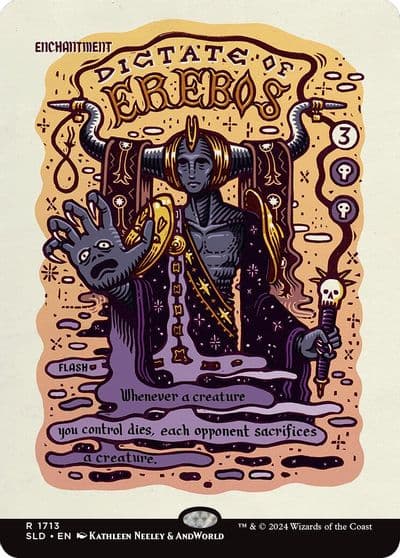 Dictate of Erebos Secret Lair Drop Series Magic card