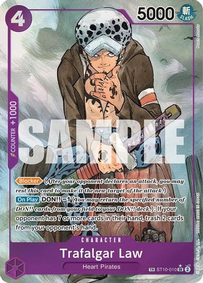 Trafalgar Law 010 TR 500 Years in the Future One Piece card