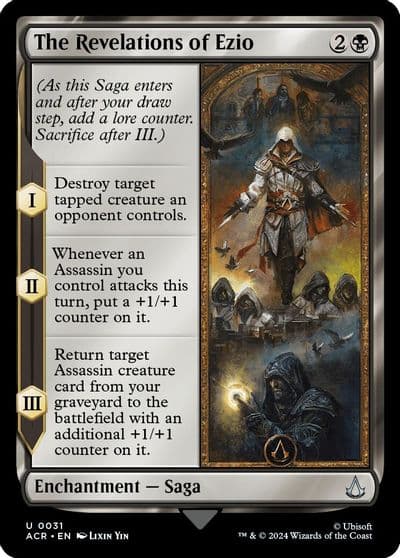 The Revelations of Ezio Universes Beyond: Assassin's Creed Magic card