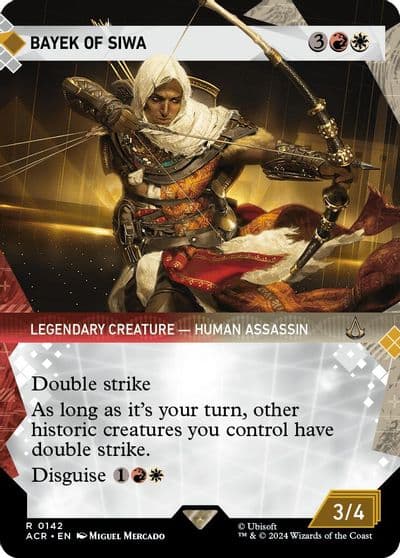 Bayek of Siwa Showcase Universes Beyond: Assassin's Creed Magic card