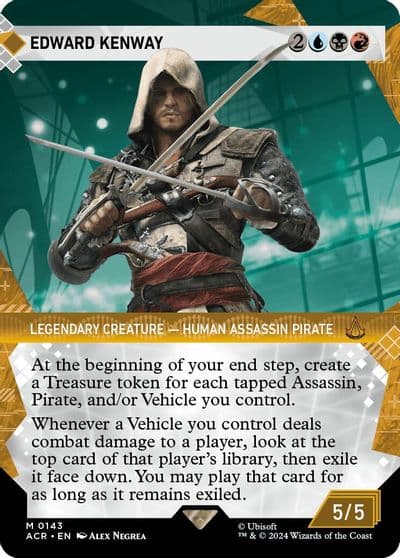 Edward Kenway Showcase Universes Beyond: Assassin's Creed Magic card