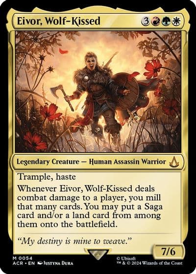Eivor Wolf Kissed Universes Beyond: Assassin's Creed Magic card