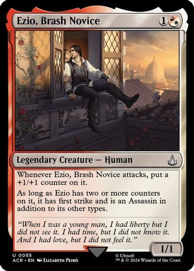 Ezio Brash Novice Universes Beyond: Assassin's Creed Magic card