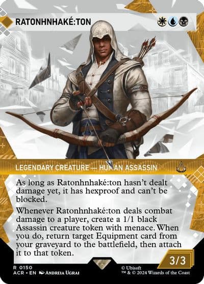 Ratonhnhaketon Showcase Universes Beyond: Assassin's Creed Magic card