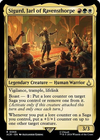 Sigurd Jarl of Ravensthorpe Universes Beyond: Assassin's Creed Magic card