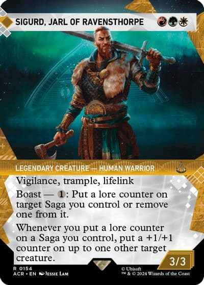 Sigurd Jarl of Ravensthorpe Showcase Universes Beyond: Assassin's Creed Magic card