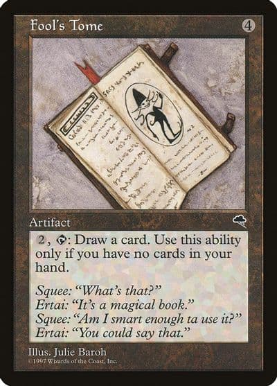 Fools Tome Tempest Magic card