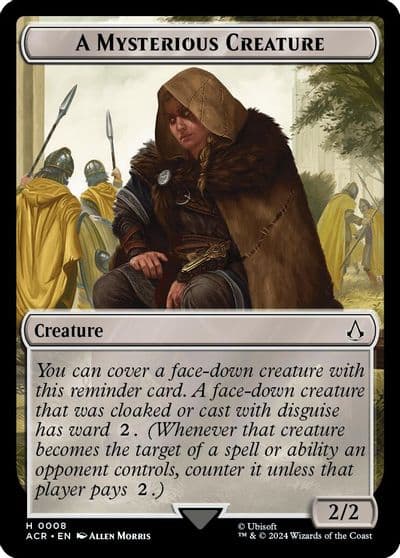 A Mysterious Creature Universes Beyond: Assassin's Creed Magic card