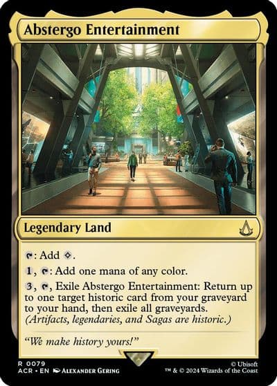 Abstergo Entertainment Universes Beyond: Assassin's Creed Magic card