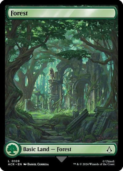 Forest 0109 Universes Beyond: Assassin's Creed Magic card